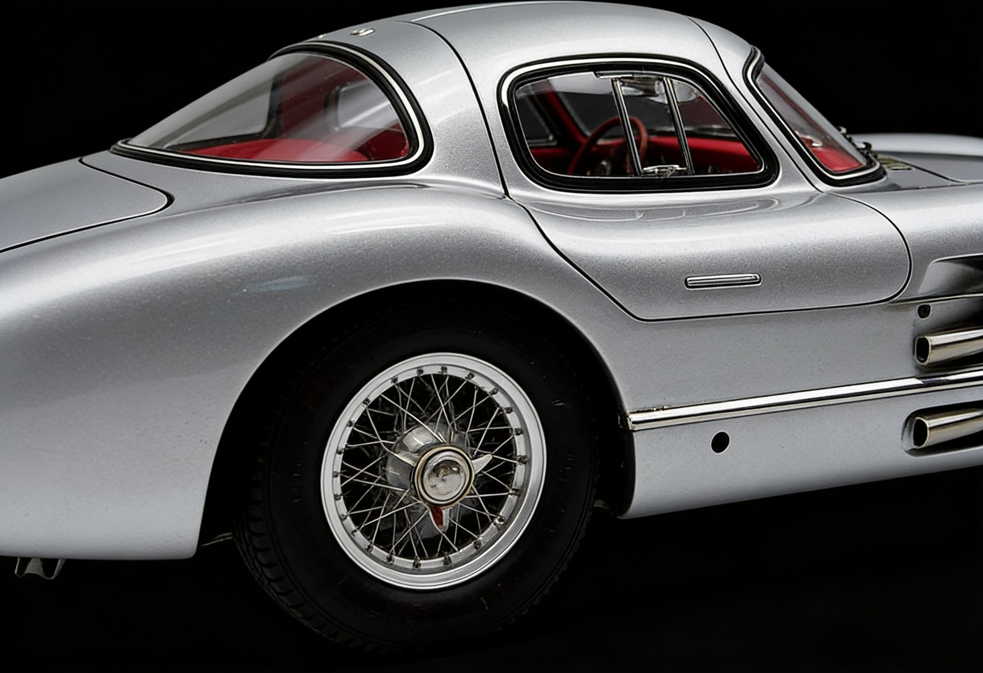 Mercedes-Benz 300 SLR Coupé 1955 Limited "Red Interior" Edition by CMC