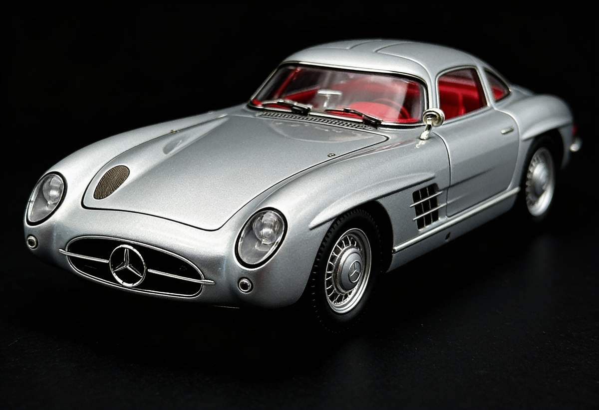 Mercedes-Benz 300 SLR Coupé 1955 Limited "Red Interior" Edition by CMC