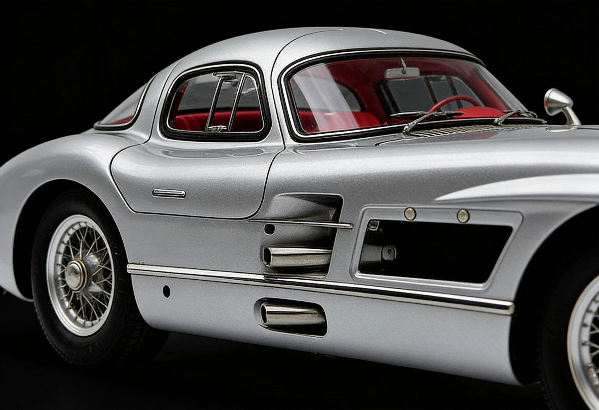 Mercedes-Benz 300 SLR Coupé 1955 Limited "Red Interior" Edition by CMC