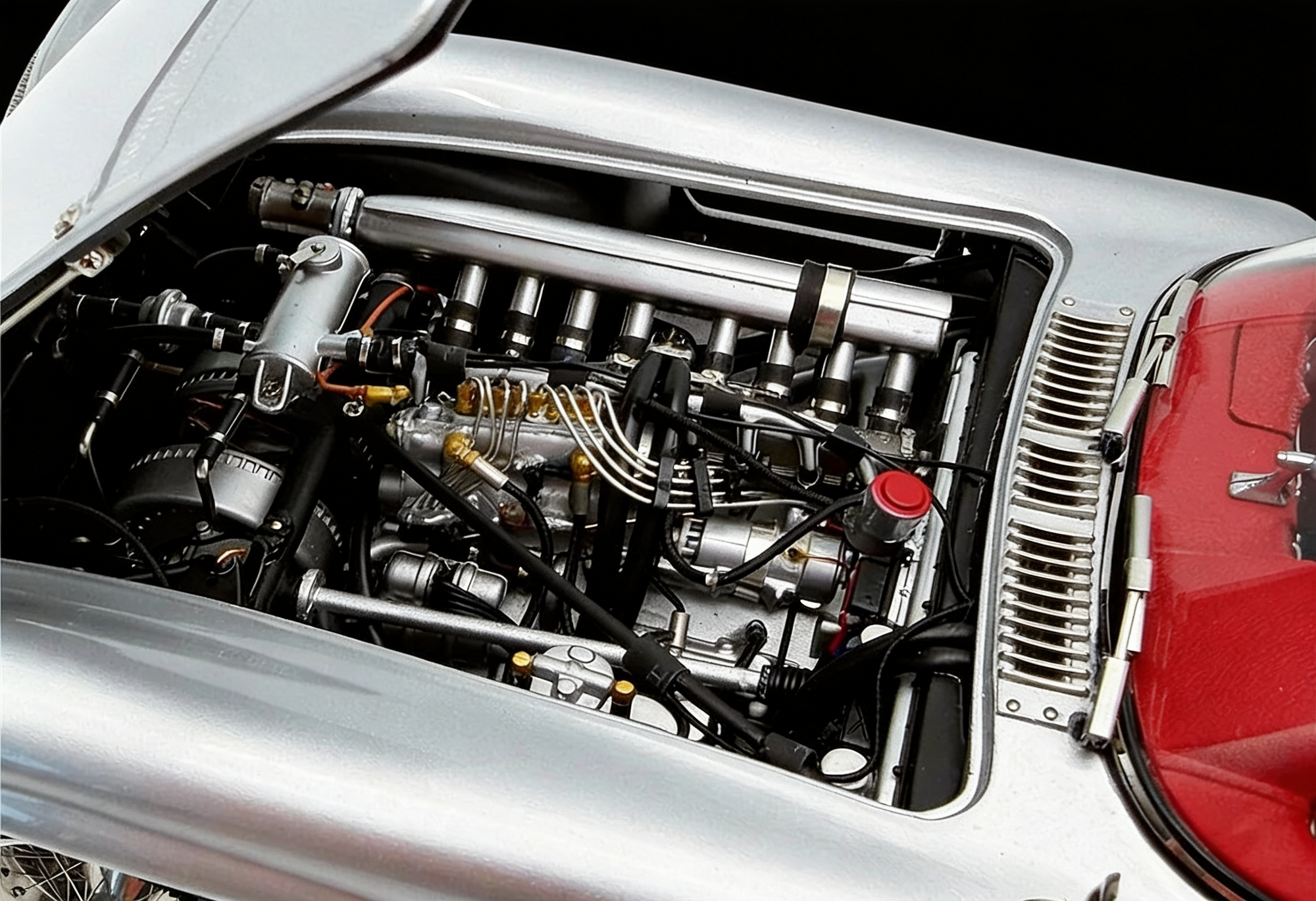 Mercedes-Benz 300 SLR Coupé 1955 Limited "Red Interior" Edition by CMC