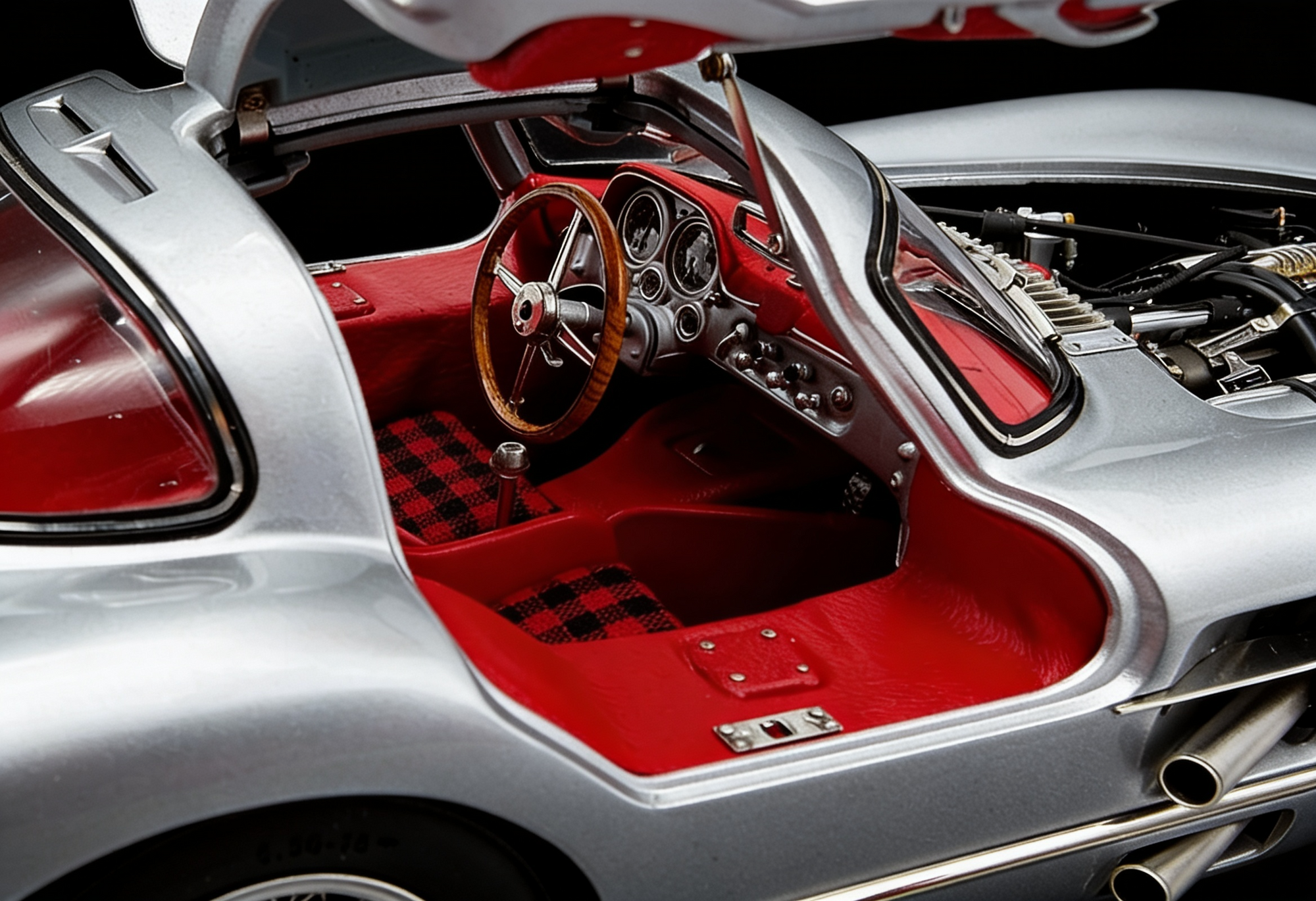 Mercedes-Benz 300 SLR Coupé 1955 Limited "Red Interior" Edition by CMC
