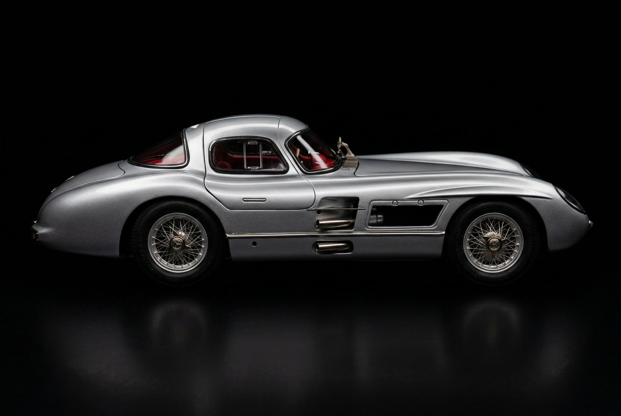 Mercedes-Benz 300 SLR Coupé 1955 Limited "Red Interior" Edition by CMC